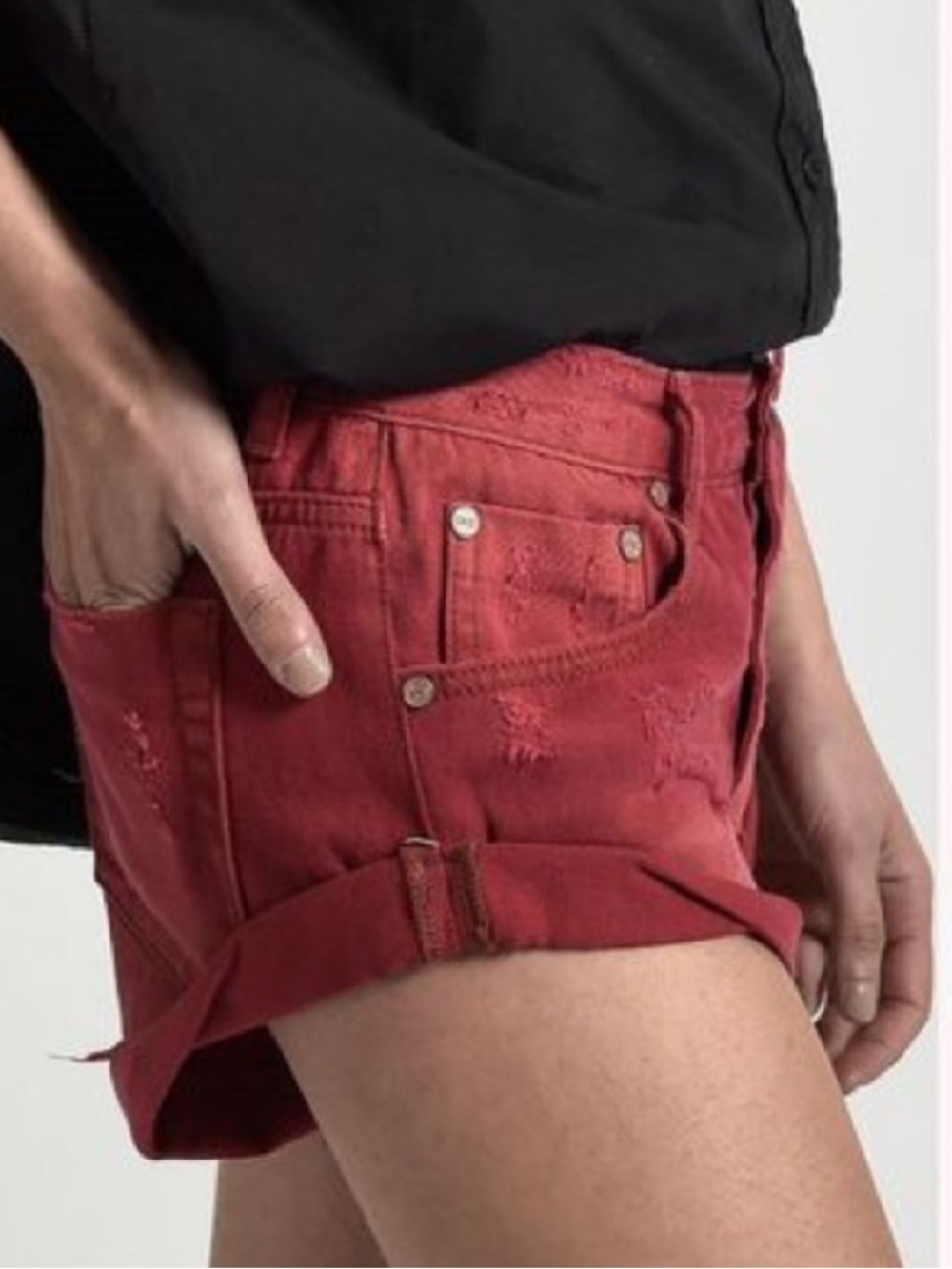 One Teaspoon Bandits Denim Shorts 27